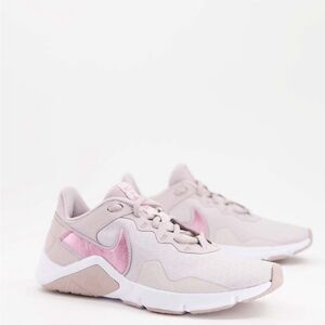 Nike Women’s Training Legend Essential 2 sneakers in platinum violet size 8.5